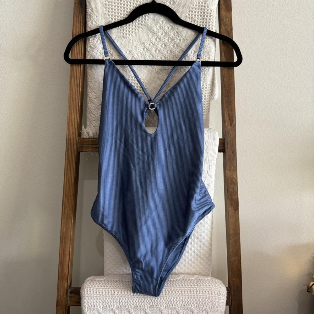 Aerie Women's Blue Swimsuit-one-piece